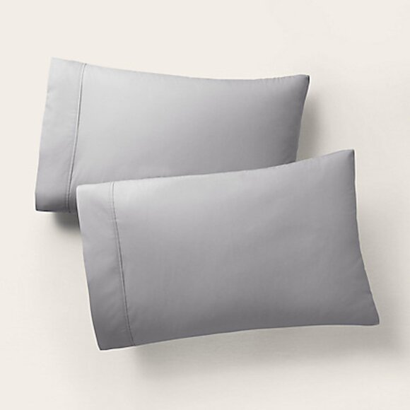 Ralph Lauren RL 464 Solid Percale Pale Flannel King Pillowcases